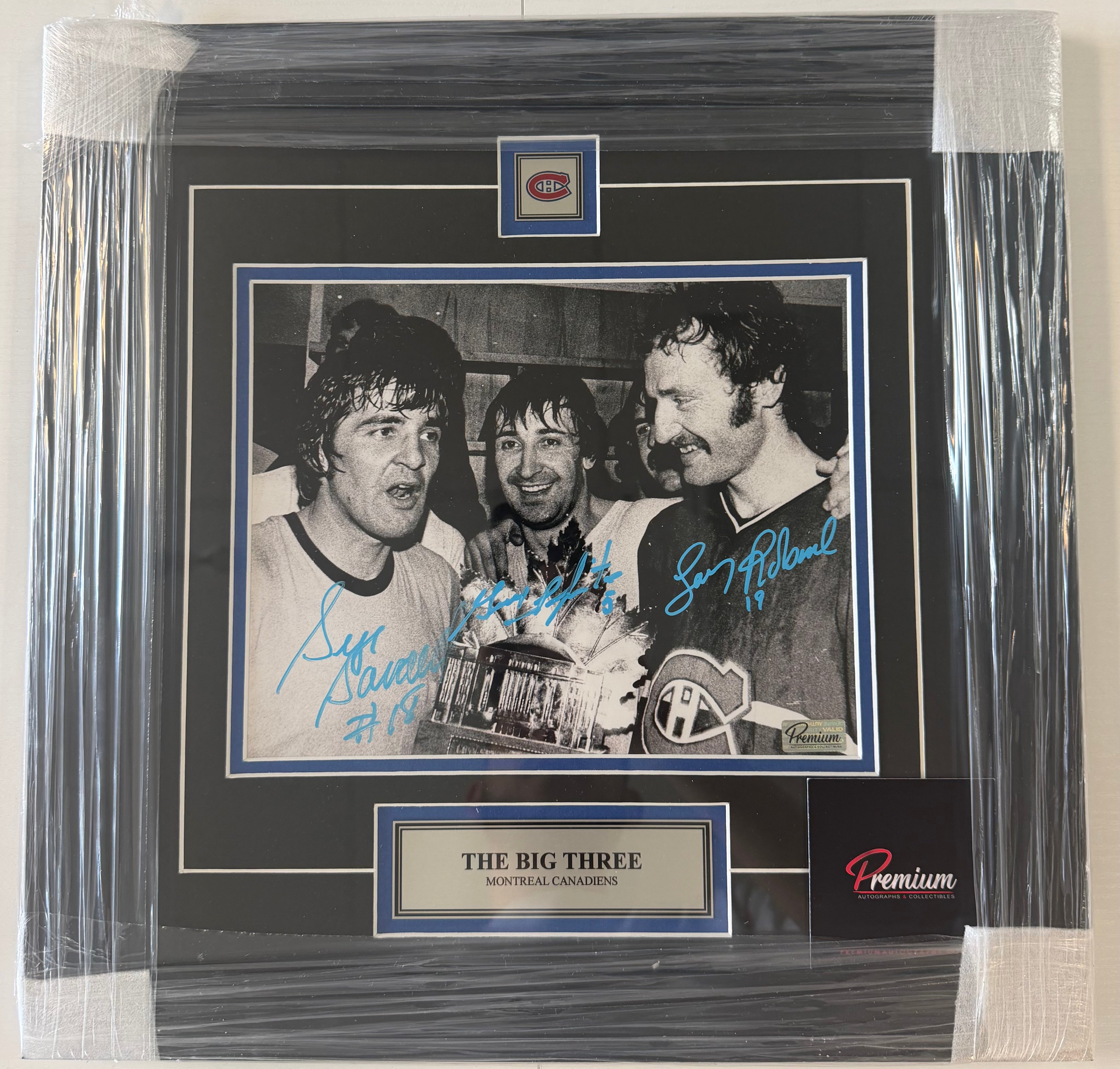 Larry Robinson Guy Lapointe & Serge Savard 