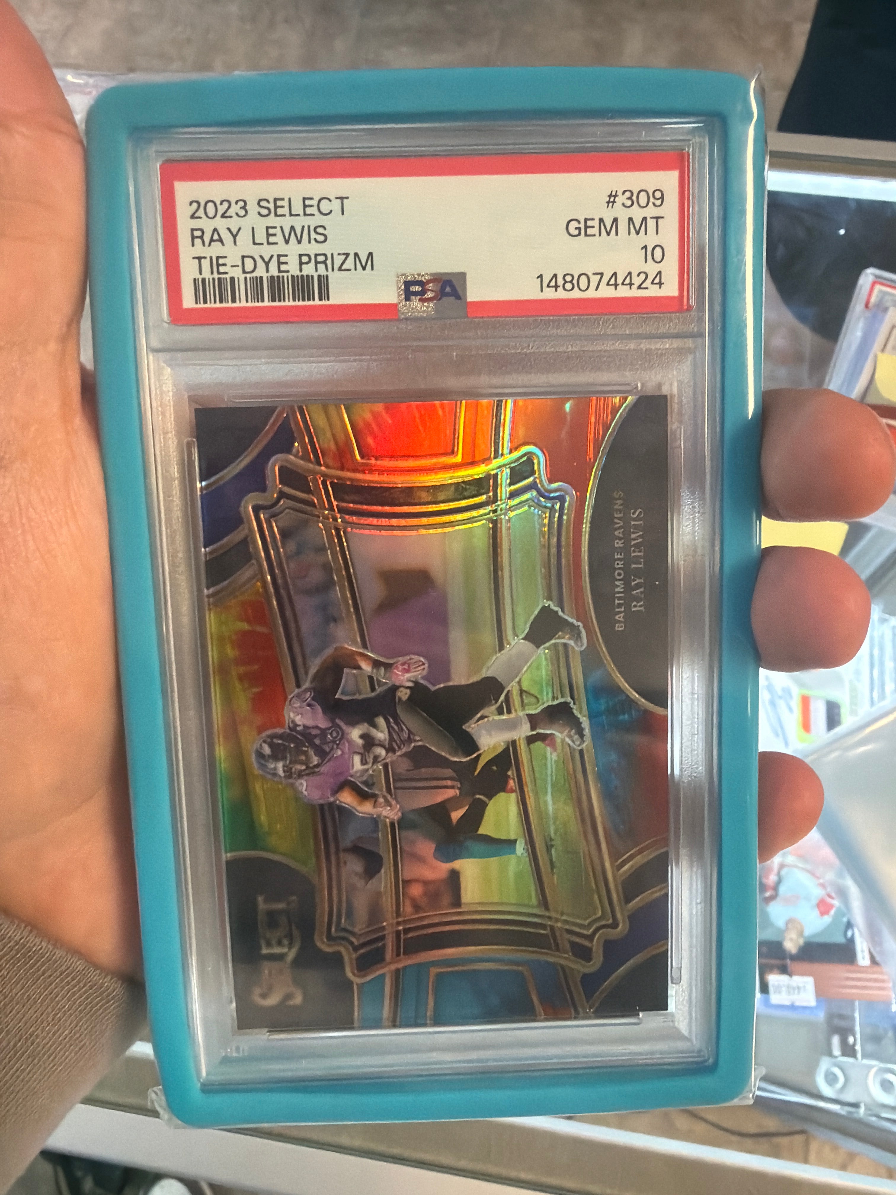 2023 Select Ray lewis tie-dye PSA 10