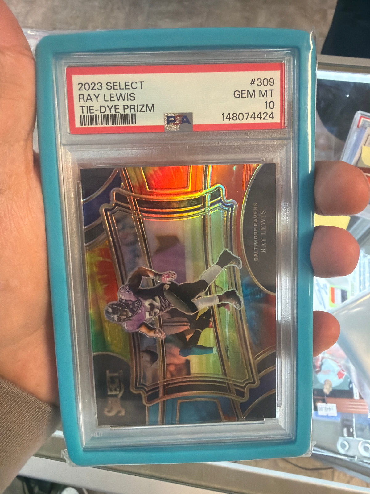 2023 Select Ray lewis tie-dye PSA 10