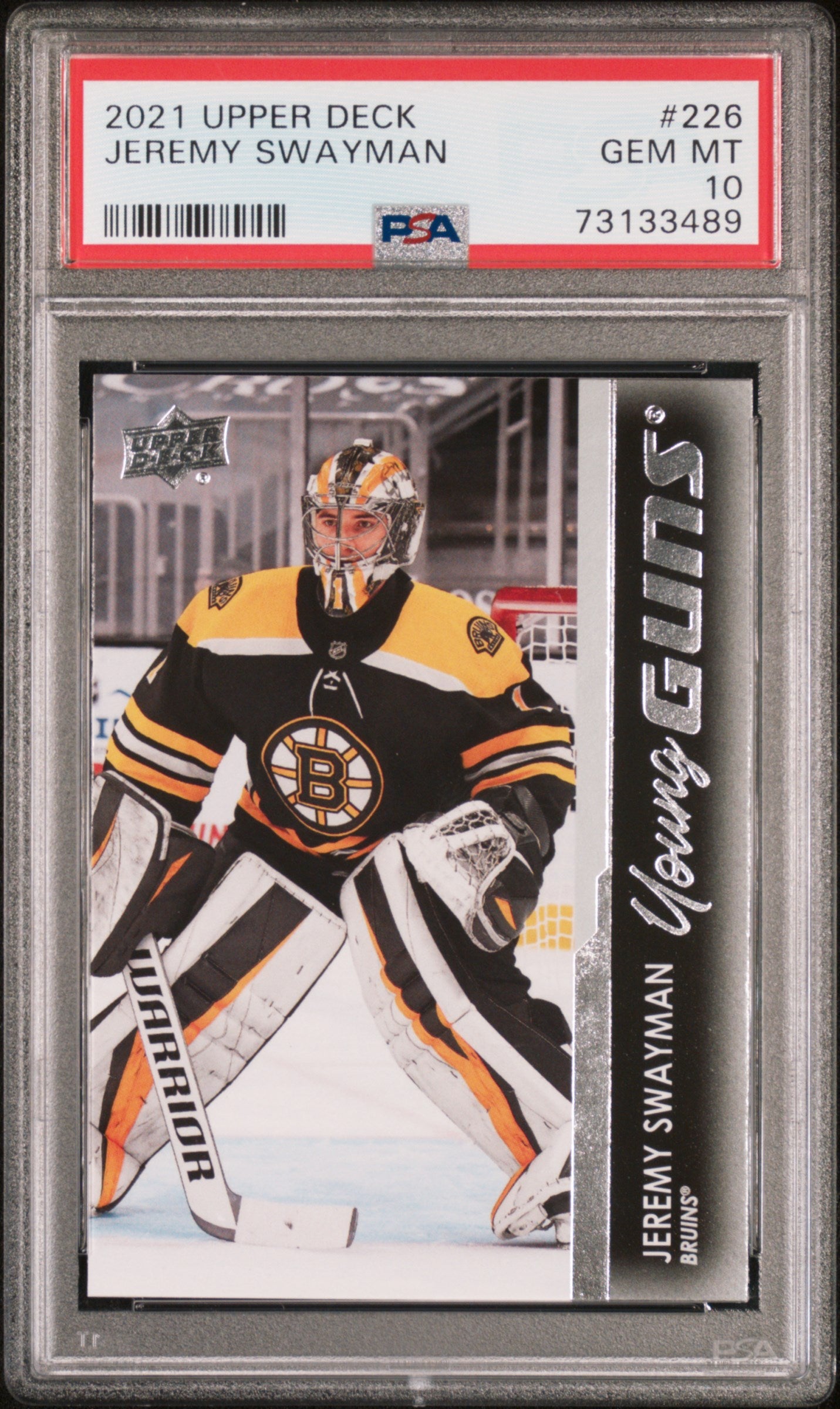 2021-22 UPPER DECK SERIES 1 JEREMY SWAYMAN YOUNG GUNS PSA 10