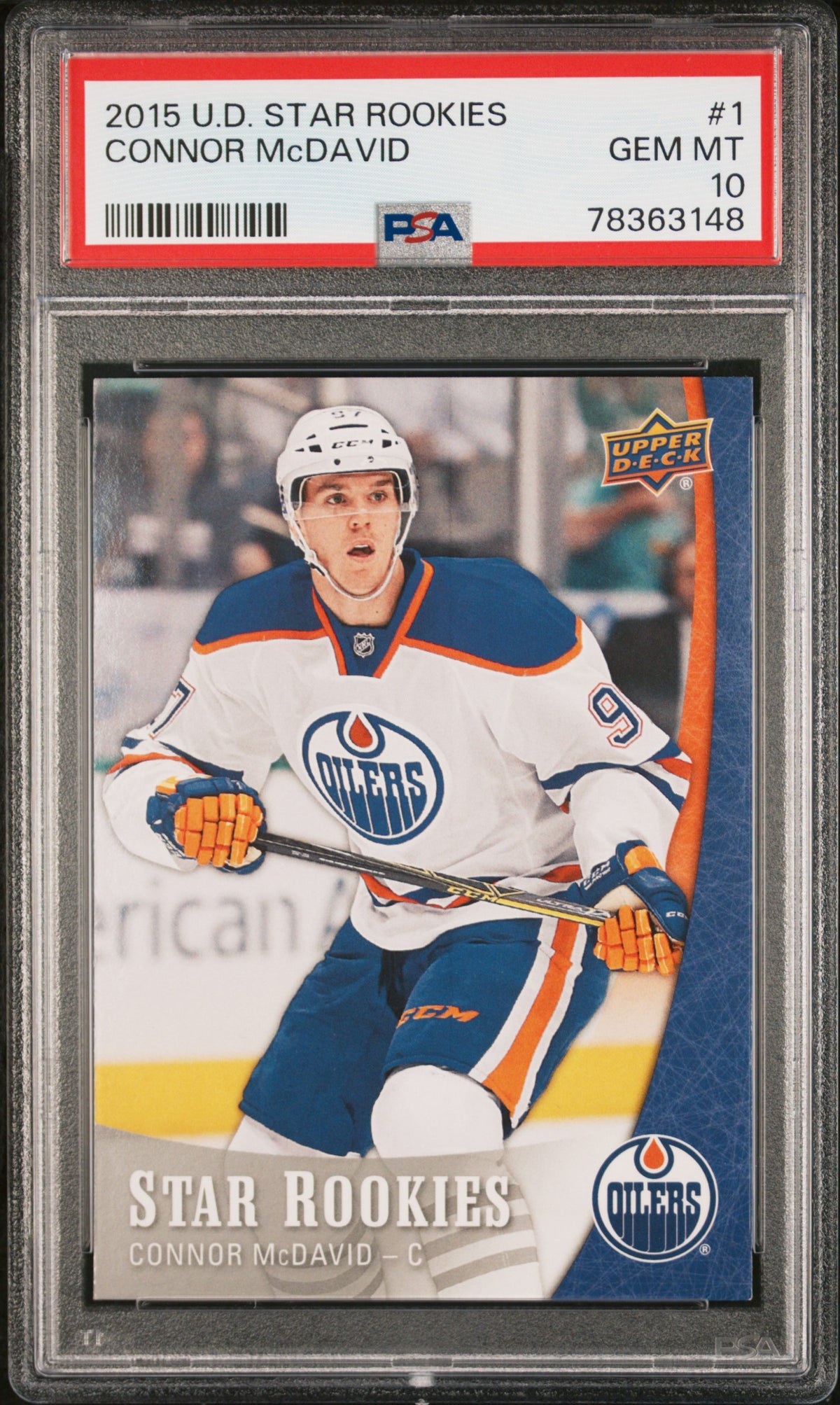 2015 UPPER DECK STAR ROOKIES #1 CONNOR McDAVID PSA 10