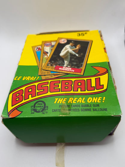 1987 O-Pee-Chee Baseball UNSEALED BOX 36 Packs SEALED & UNSEARCHED MINT