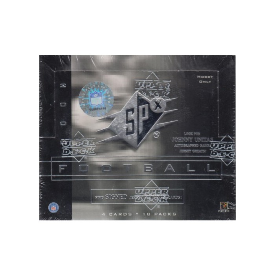 2000 Upper Deck SPx Football Hobby Box (TOM BRADY ROOKIE)