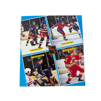 1986 O-Pee-Chee Hockey Sticker Album Patrick Roy Cup Cover (Empty)