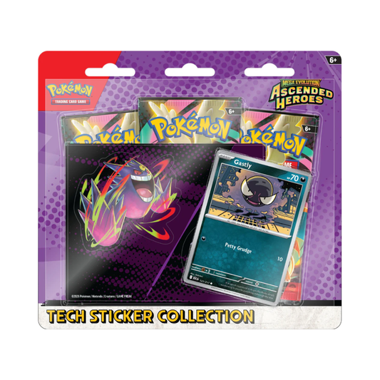 Pokémon TCG: Mega Evolution Ascended Heroes Tech Sticker Collection - Gastly