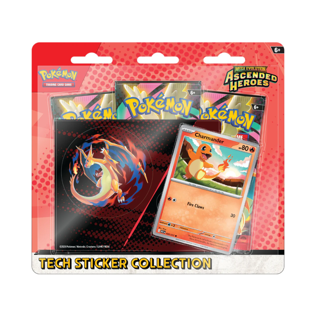 Pokémon TCG: Mega Evolution Ascended Heroes Tech Sticker Collection - Charmander