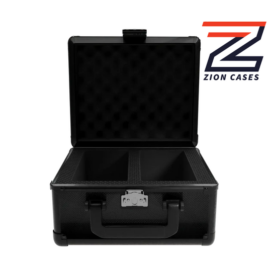 Zion Graded Lock Case 2 Row Slab Case Diamond Black