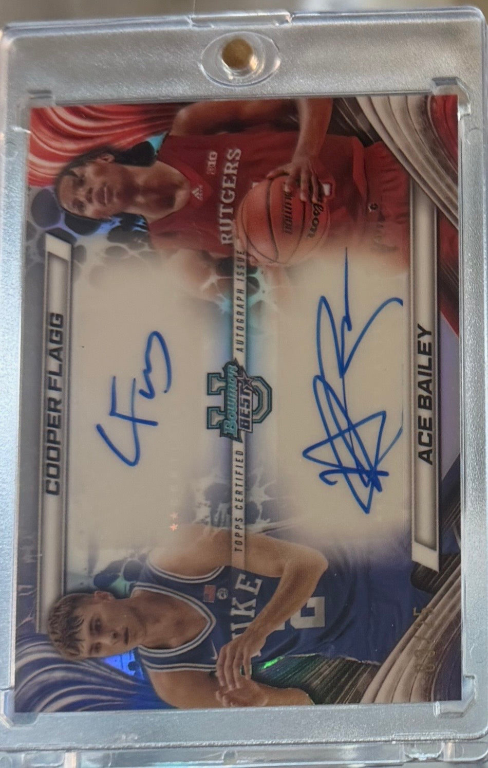 2024-25 Cooper Flagg Ace Bailey Bowman Best University Dual Auto 12/25