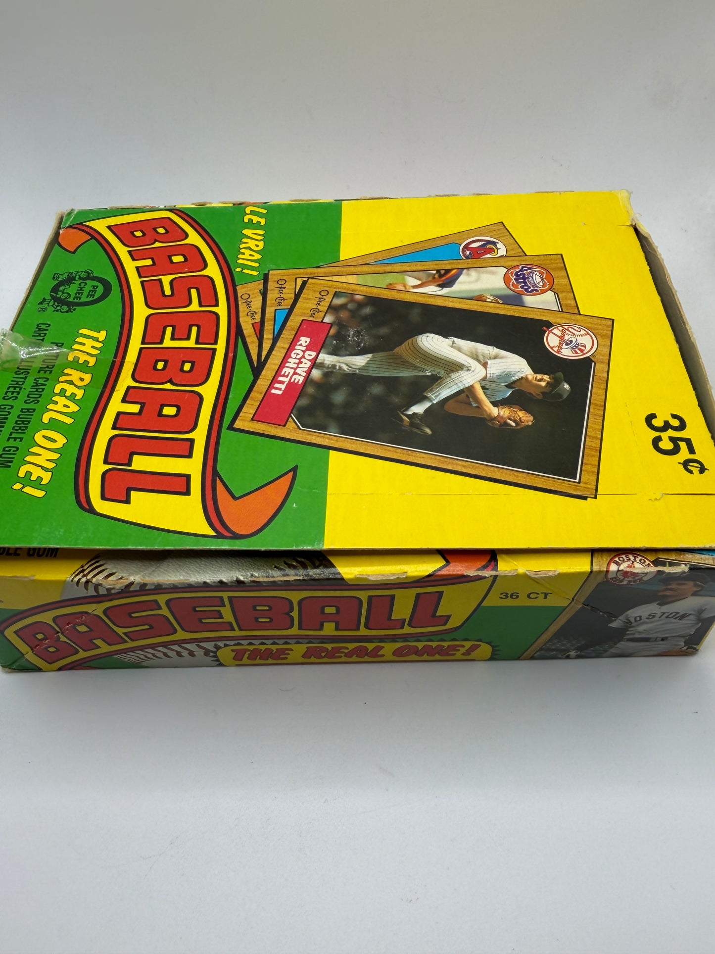 1987 O-Pee-Chee Baseball UNSEALED BOX 36 Packs SEALED & UNSEARCHED MINT