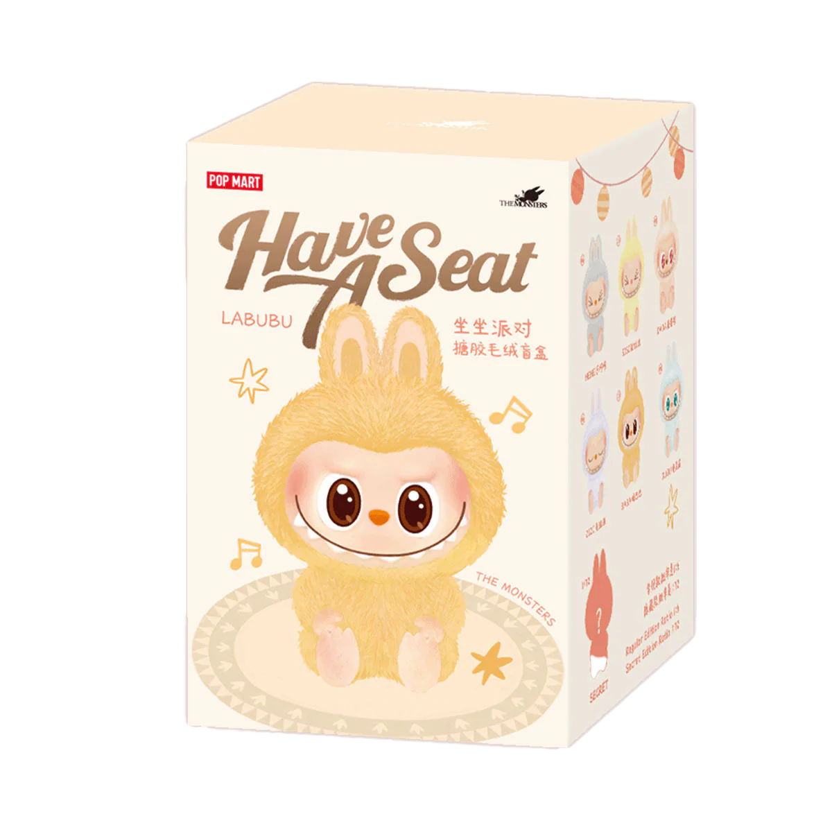 AUTHENTIC LABUBU - THE MONSTERS - Have a Seat Vinyl Plush Blind Box