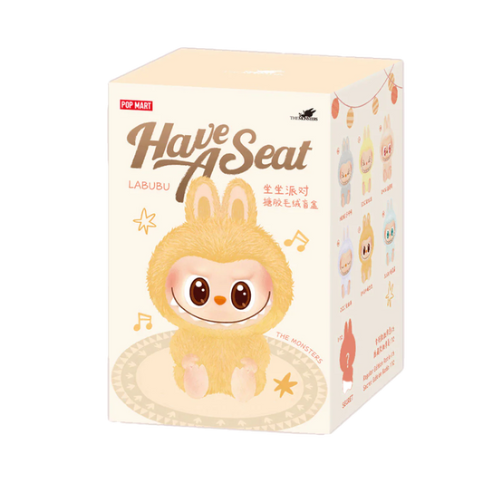 AUTHENTIC LABUBU - THE MONSTERS - Have a Seat Vinyl Plush Blind Box