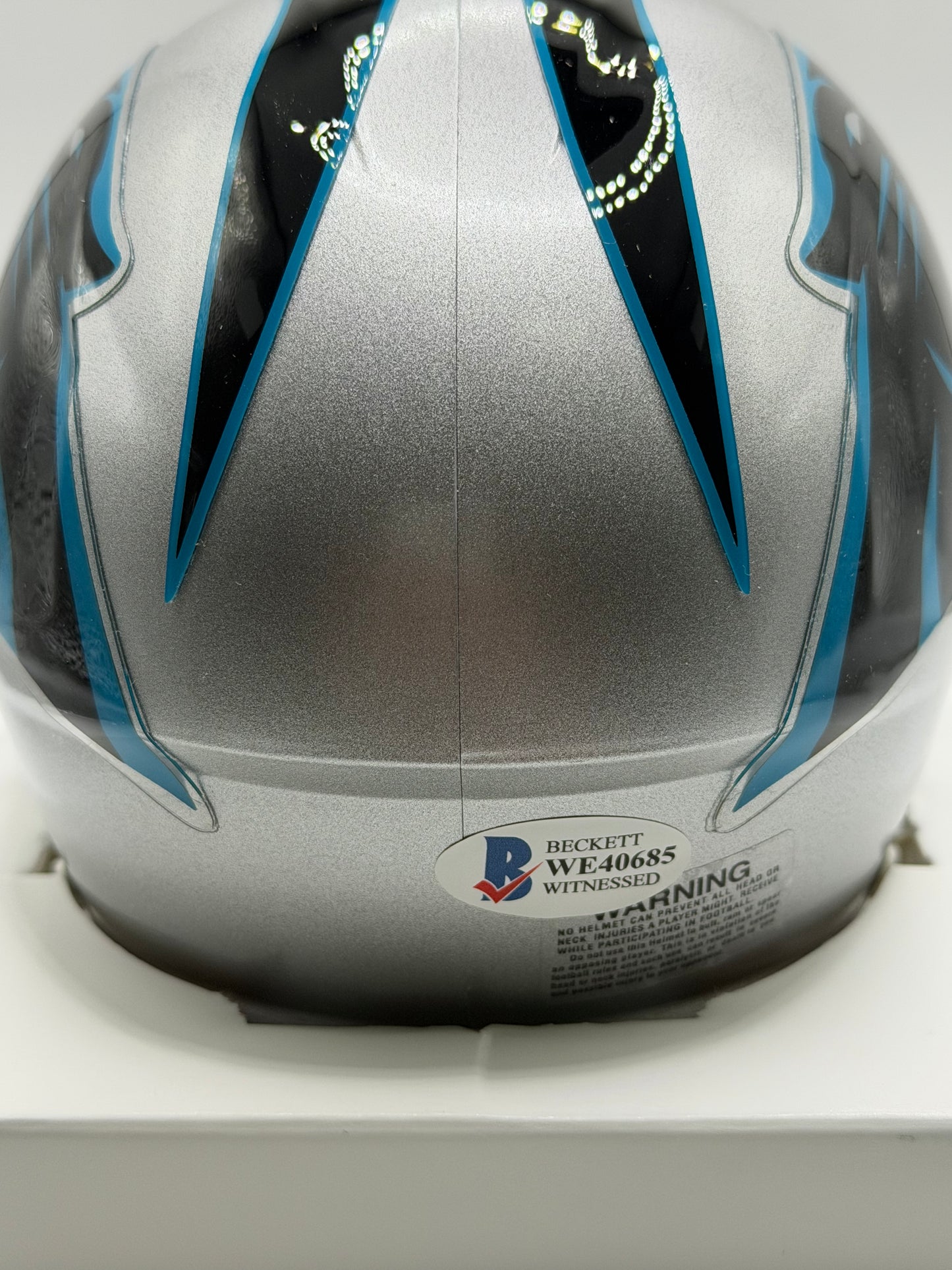 Robby "Chosen" Anderson Signed Mini Riddell Helmet (Speed) Beckett COA