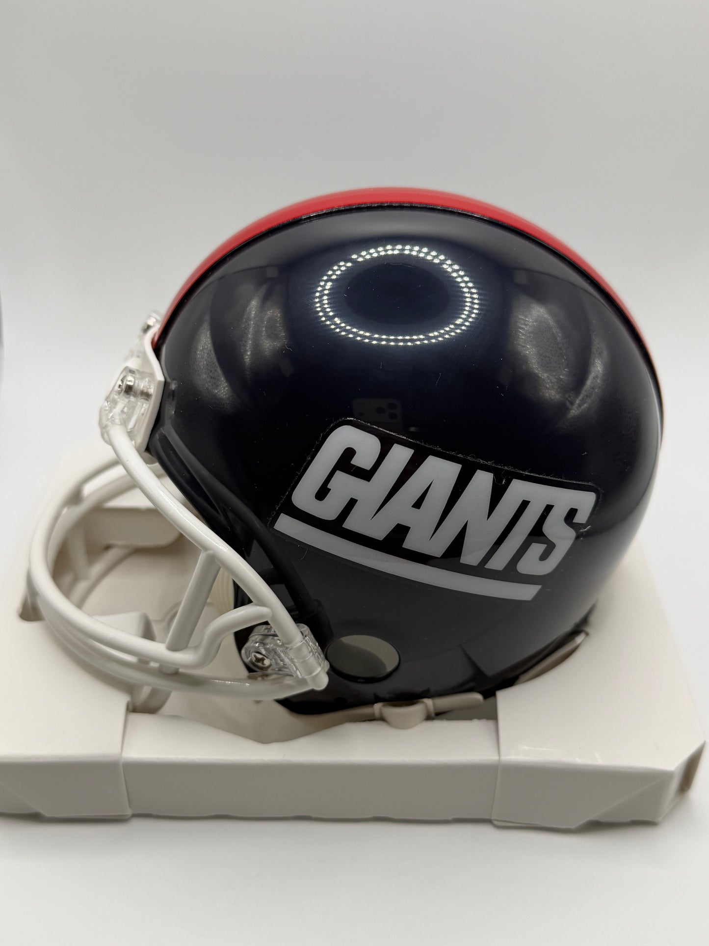 Mark Bavaro Signed Mini Riddell Helmet JSA COA