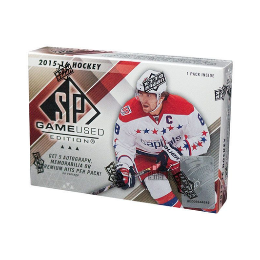 2015-16 Upper Deck SP Game Used Hockey Hobby Box