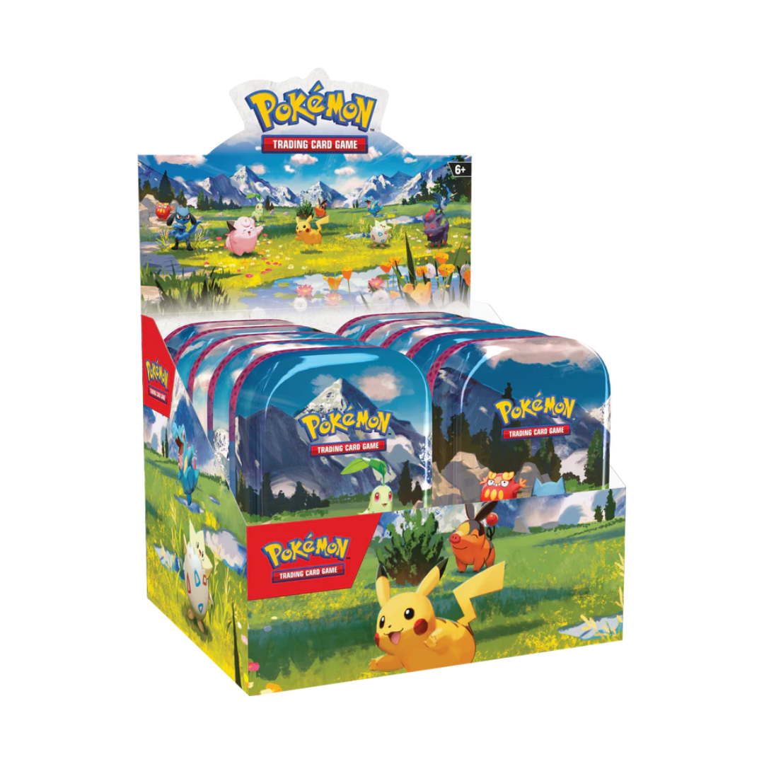 Pokémon TCG: Mega Evolution Ascended Heroes Mini Tin Display (10 tins per)