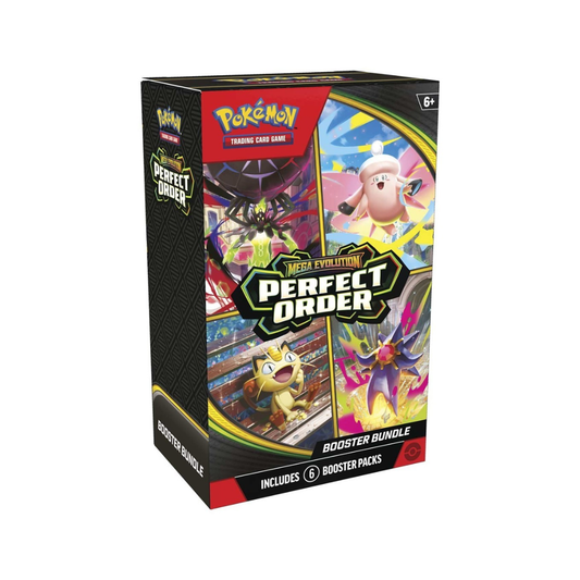 Pokémon TCG: Mega Evolution - Perfect Order Booster Bundle (6 Packs)