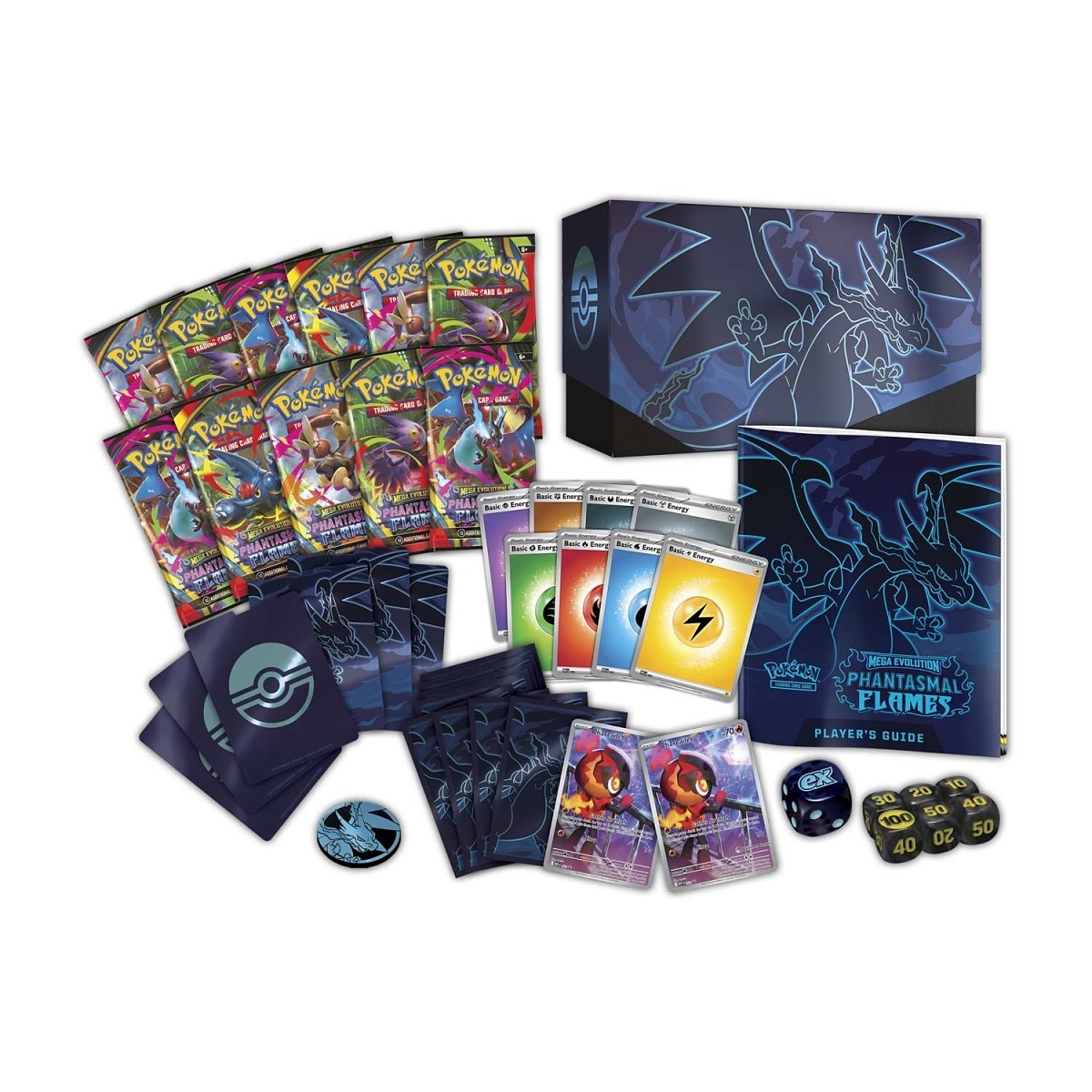 Pokémon TCG: Mega Evolution Phantasmal Flames Pokémon Center Elite Trainer Box