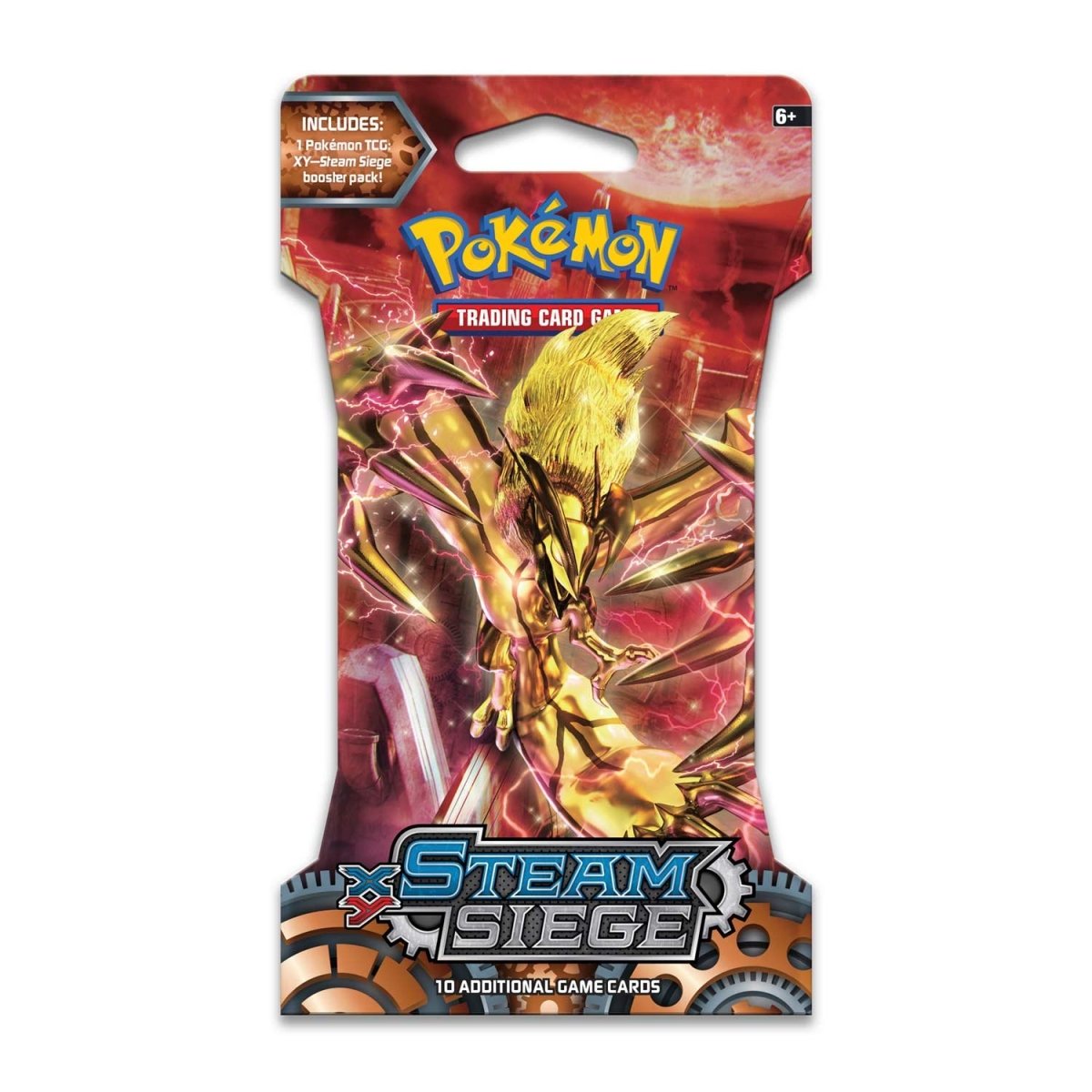 XY-Steam Siege Sleeved Booster Pack (10 Cards)