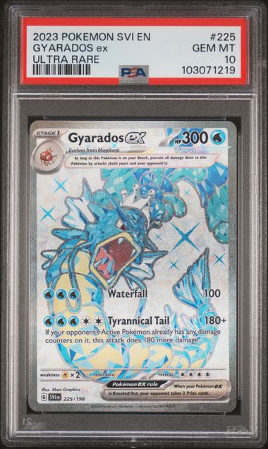 2023 POKEMON SVI EN GYARADOS EX ULTRA RARE PSA 10