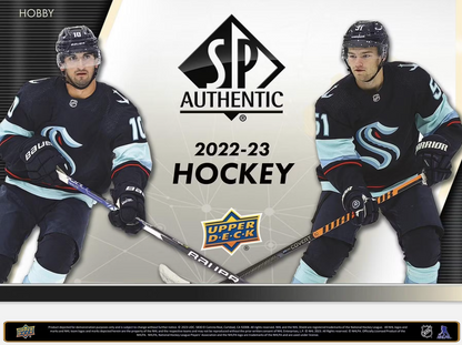 2022-23 Upper Deck SP Authentic Hockey Hobby Box