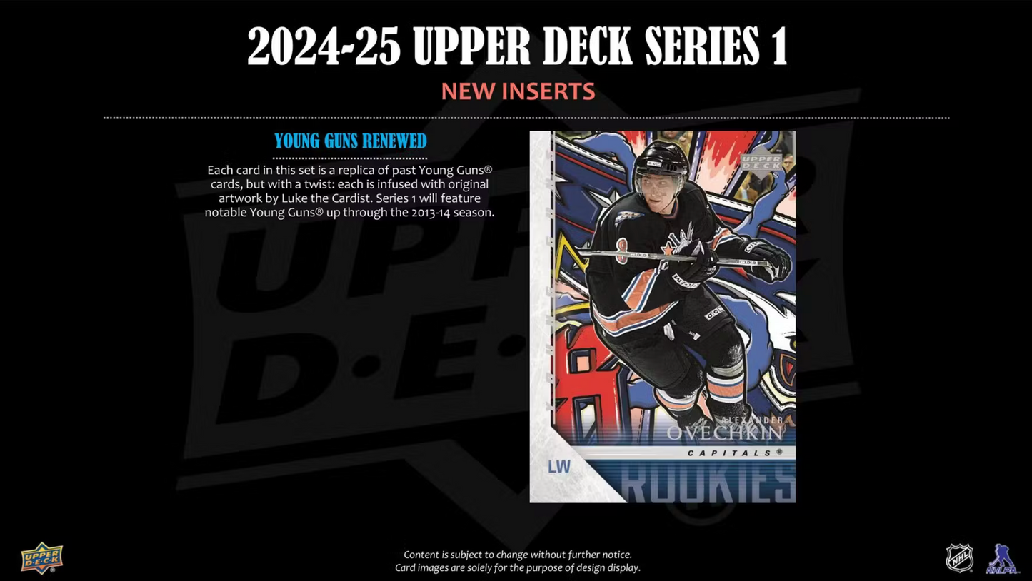 2024/25 Upper Deck Series 1 Hockey Tin