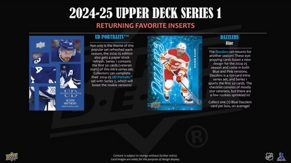 2024/25 Upper Deck Series 1 Hockey Tin