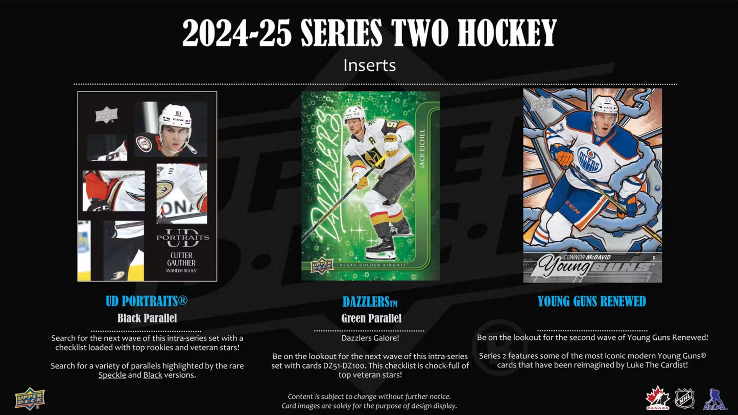 2024/25 Upper Deck Series 2 Hockey Tin