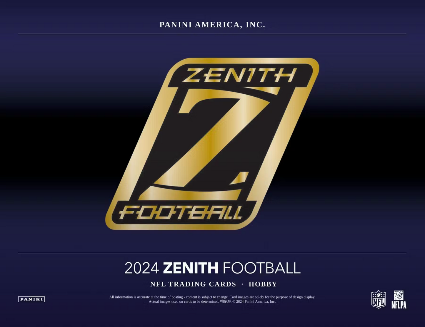 2024 Panini Zenith Hobby Box