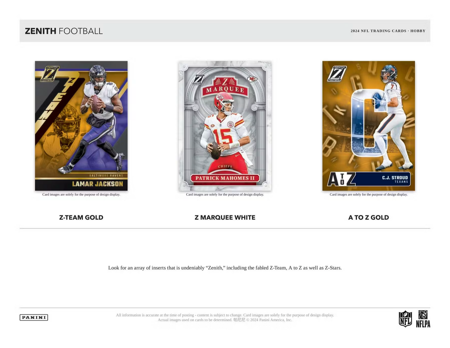 2024 Panini Zenith Hobby Box