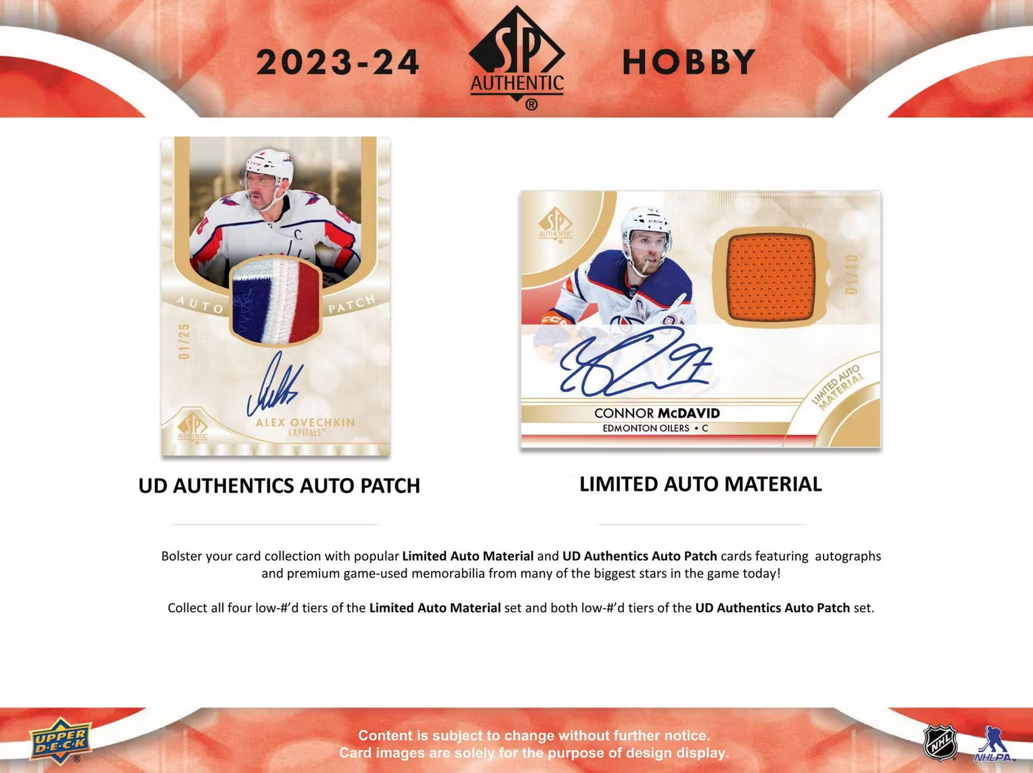 2023-24 Upper Deck SP Authentic Hockey Hobby Box