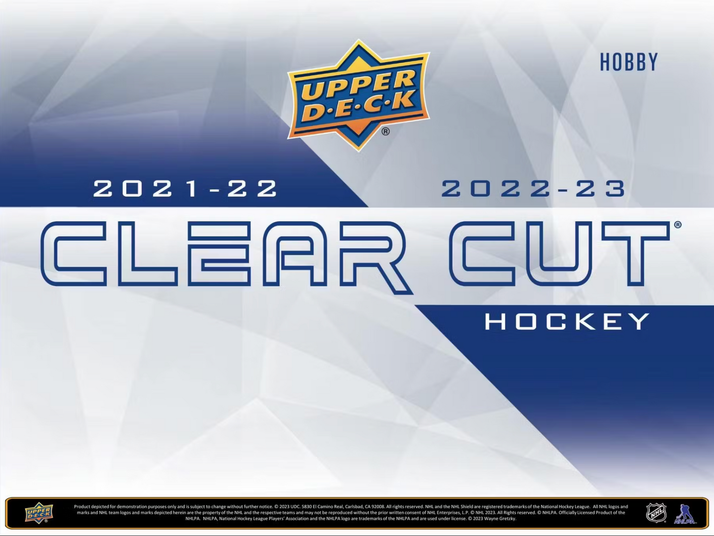 2022-23 Upper Deck Clear Cut Hockey Hobby Box