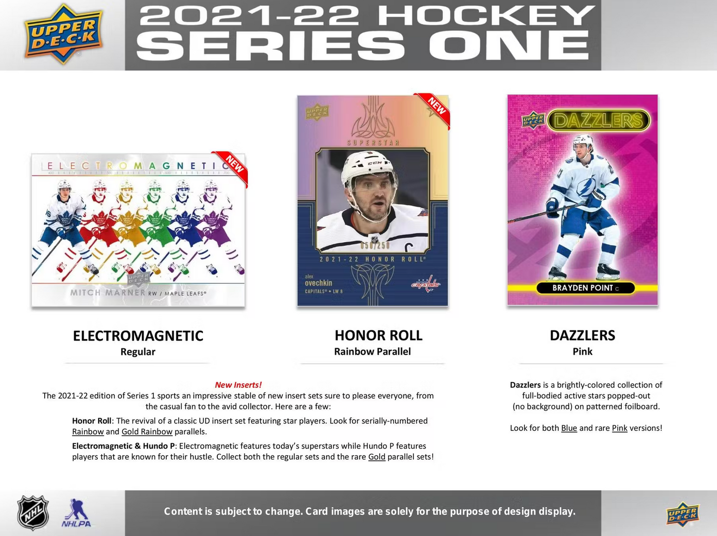 2021-22 Upper Deck Series 1 Hockey Hobby Box