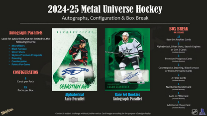2024-25 Upper Deck Skybox Metal Universe Hockey Hobby Box