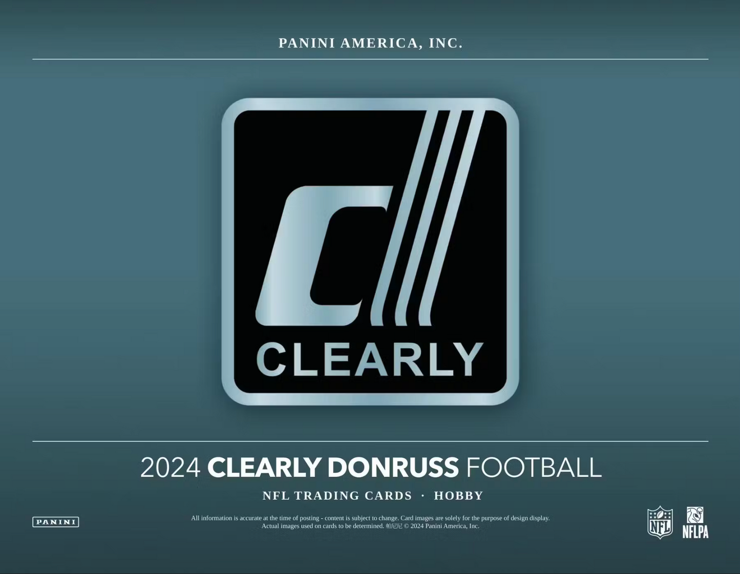 2024 Panini Donruss Clearly Football Hobby Box