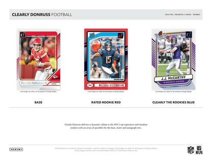 2024 Panini Donruss Clearly Football Hobby Box