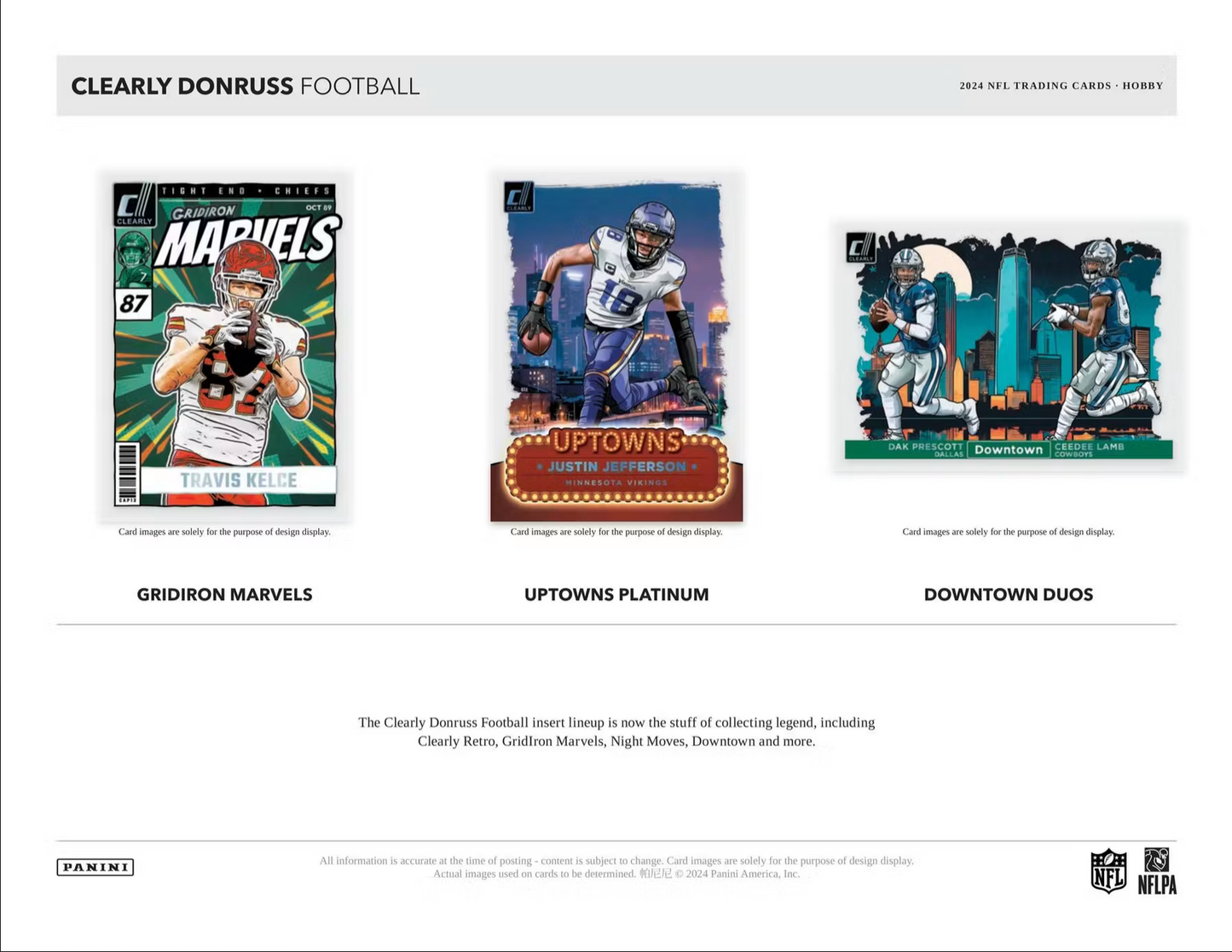 2024 Panini Donruss Clearly Football Hobby Box