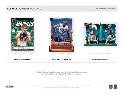 2024 Panini Donruss Clearly Football Hobby Box
