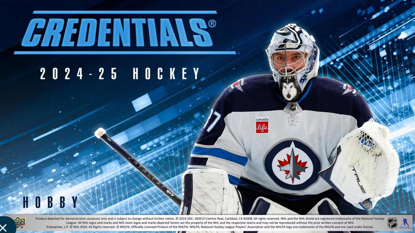 2024/25 Upper Deck Credentials Hockey Hobby Box