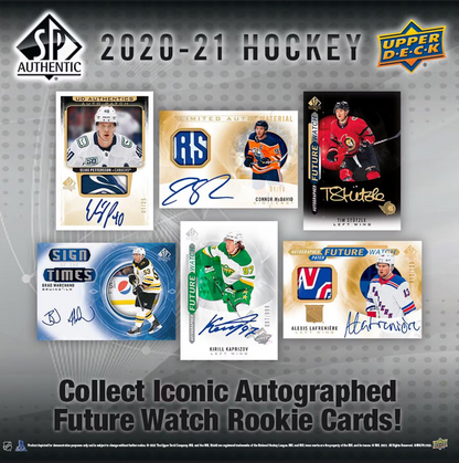 2020/21 Upper Deck SP Authentic Hockey Hobby Box