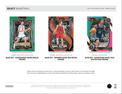 2024-25 Panini NBA Select Basketball Trading Card Hobby Blaster Box