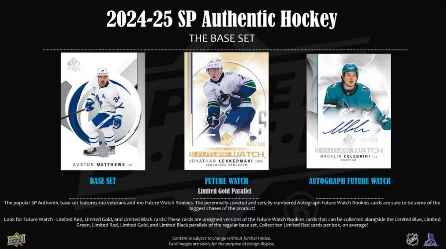 2024-25 Upper Deck SP Authentic Hobby Box