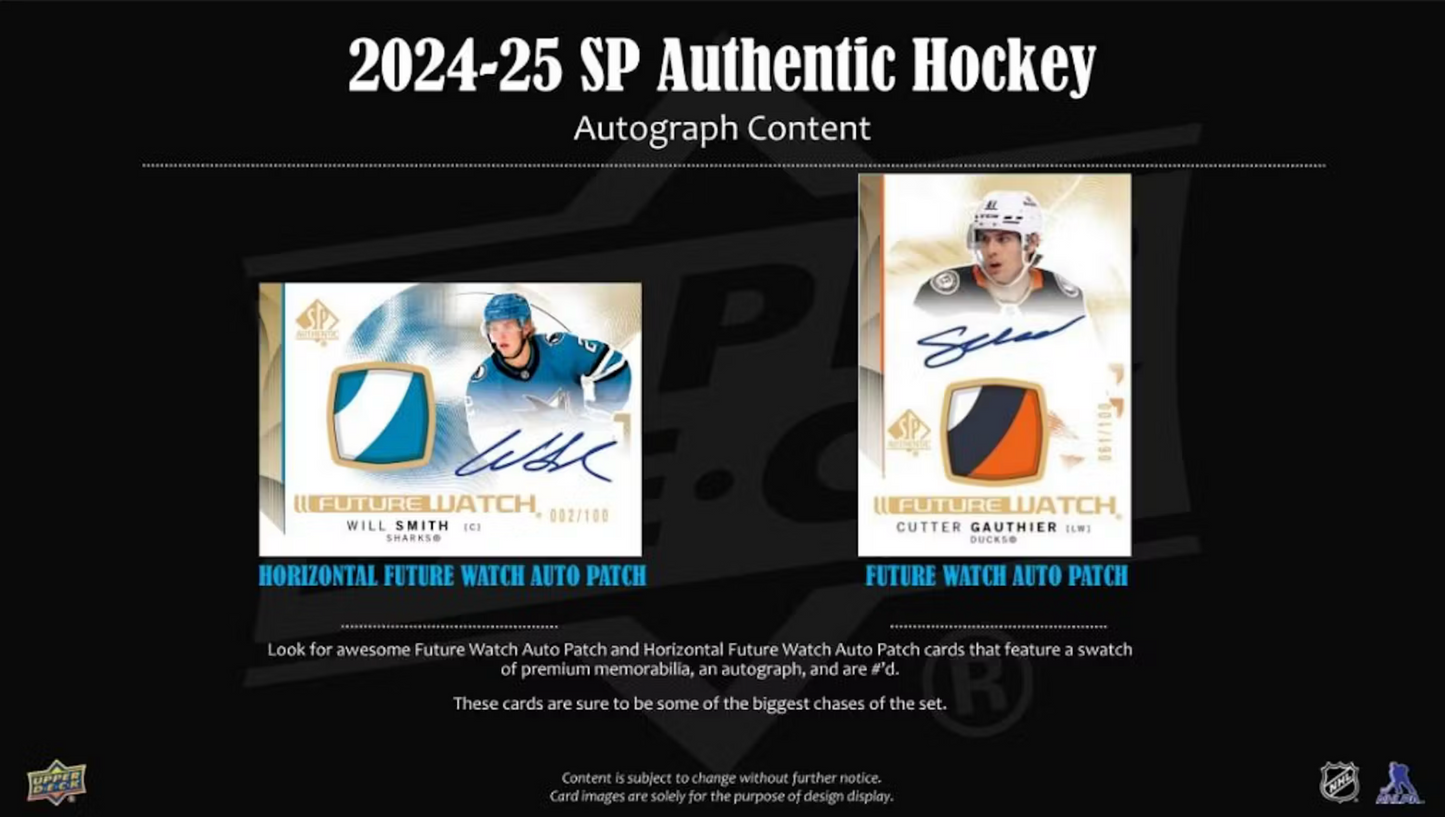 2024-25 Upper Deck SP Authentic Hobby Box