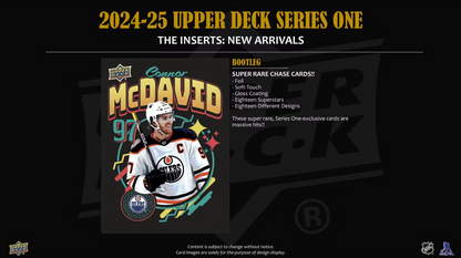 2025-26 Upper Deck Series 1 Hockey Hobby Box
