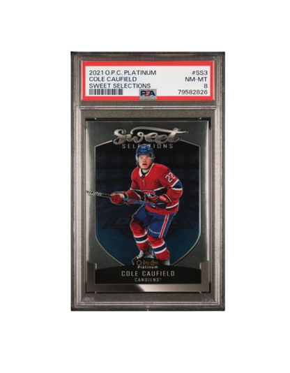 2021 O.P.C PLATINUM COLE CAUFIELD SWEET SELECTIONS PSA 8