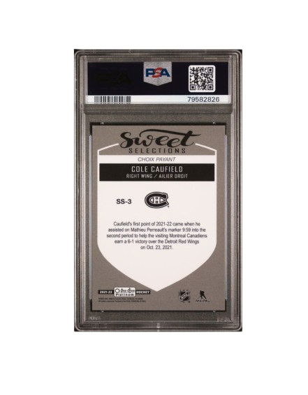 2021 O.P.C PLATINUM COLE CAUFIELD SWEET SELECTIONS PSA 8