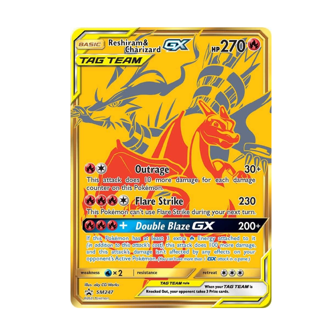 Reshiram & Charizard GX SM247