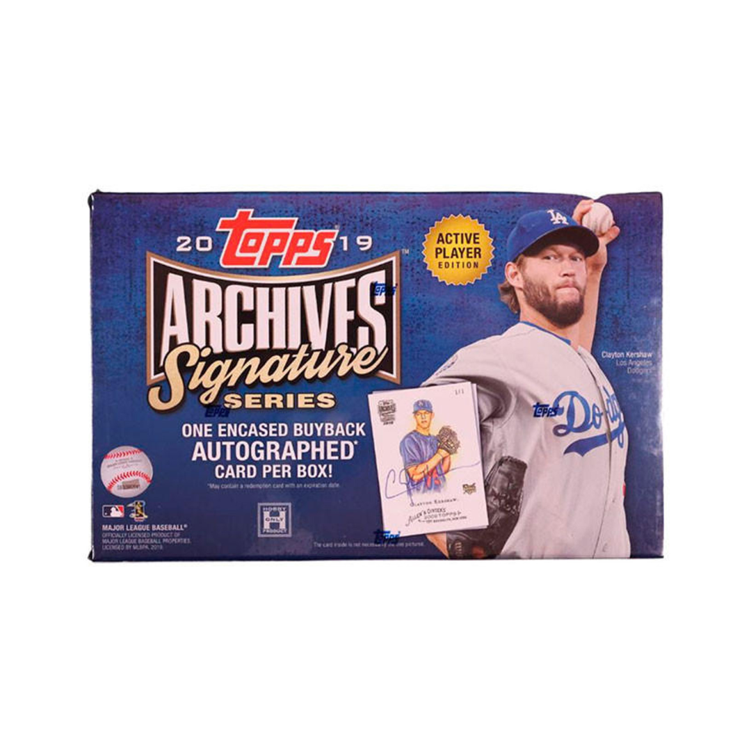 2019 Topps Archives Signature Series Active Player Edition Baseball Hobby Box