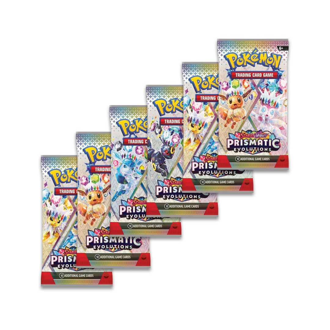 Scarlet & Violet Prismatic Evolutions Booster Bundle (6 Packs)