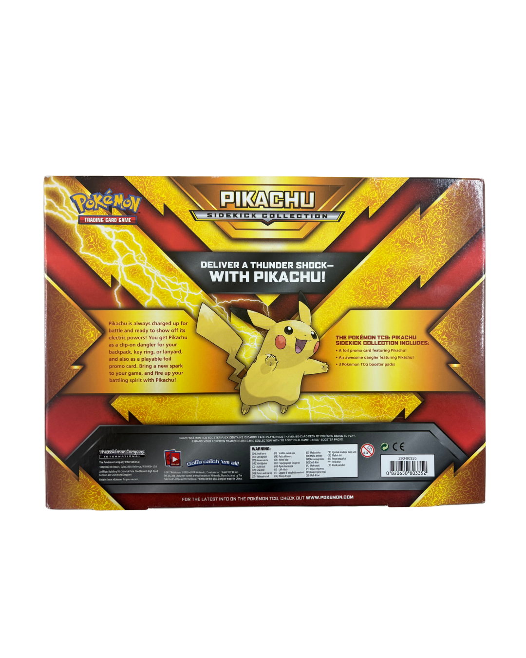 pokemon pikachu sidekick collection trading cards POKMON-SIDEKICK-COLLECTION-PIKACHU -MIMIKYU-SET-OF-2-ENGLISH__IMAGE_3856DF45-7136-4C80-B8BC-3D558AC25BB2_390X(1).JPG Each XY Series booster pack contains 10 cards.) Cards vary by pack Pokemon Pikachu Sidekick Collection