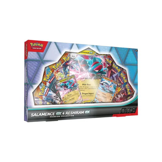 Pokemon Salamence ex & Reshiram ex Premium Collection Box